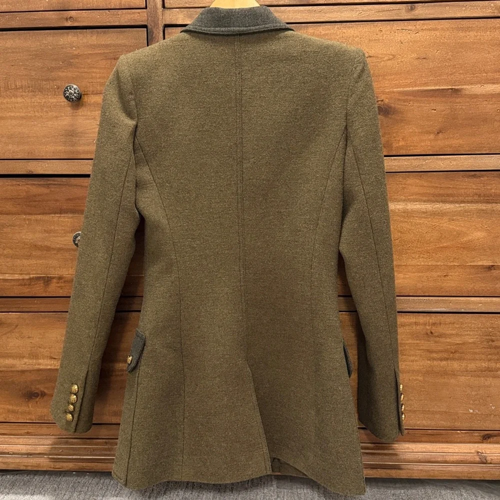 Smythe Cargo Pocket Longline Blazer, size 2 - Picture 4 of 8